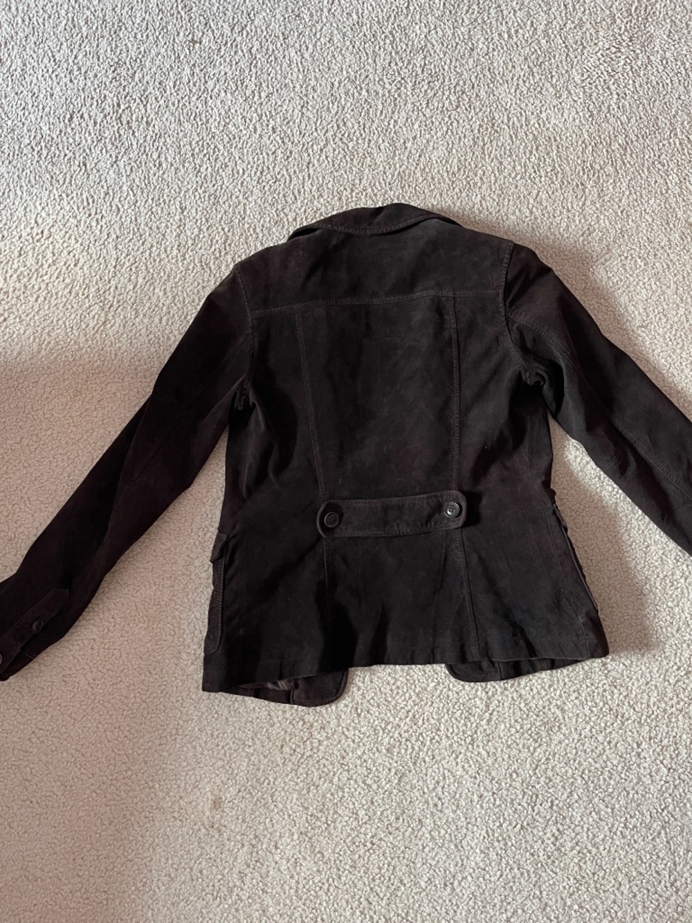 Eddie Bauer Women's Brown Suede Jacket Size Small - Picture 4 of 10
